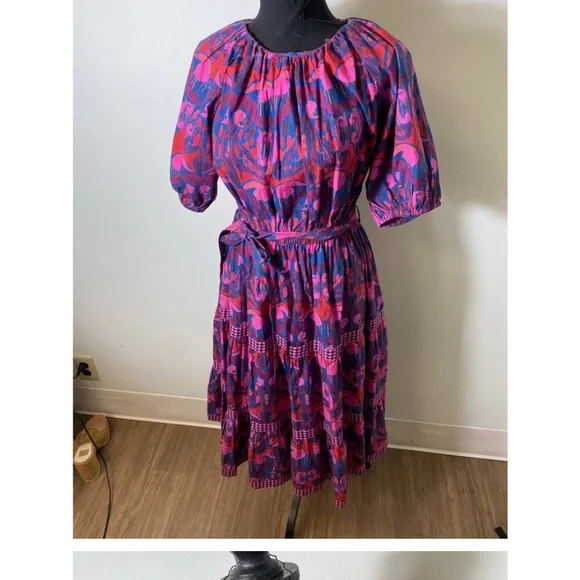 Oliphant Dress Batike Print Sz S - Picture 1 of 5